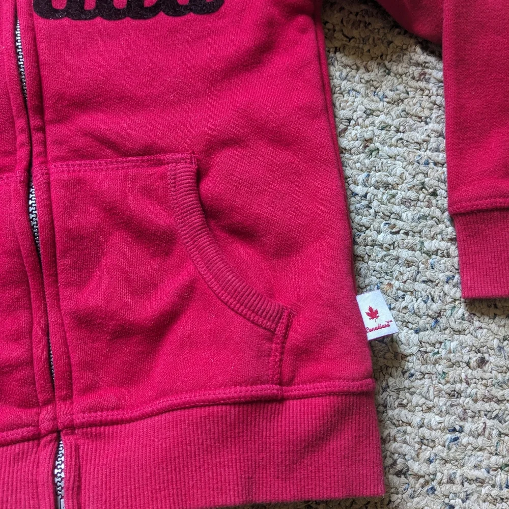Canada Hoodie Full Zip Jacket Child Sz 4